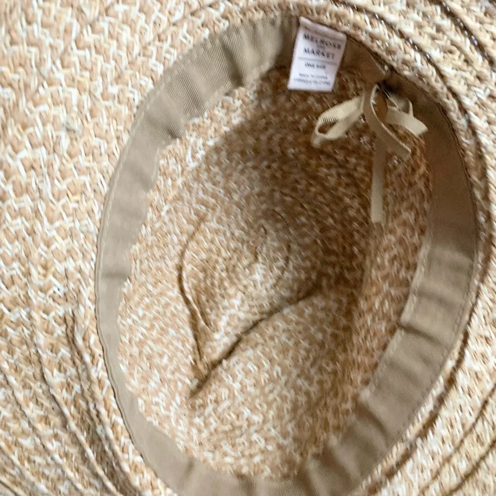 Melrose and Market | Adjustable Sun Hat One Size Beige